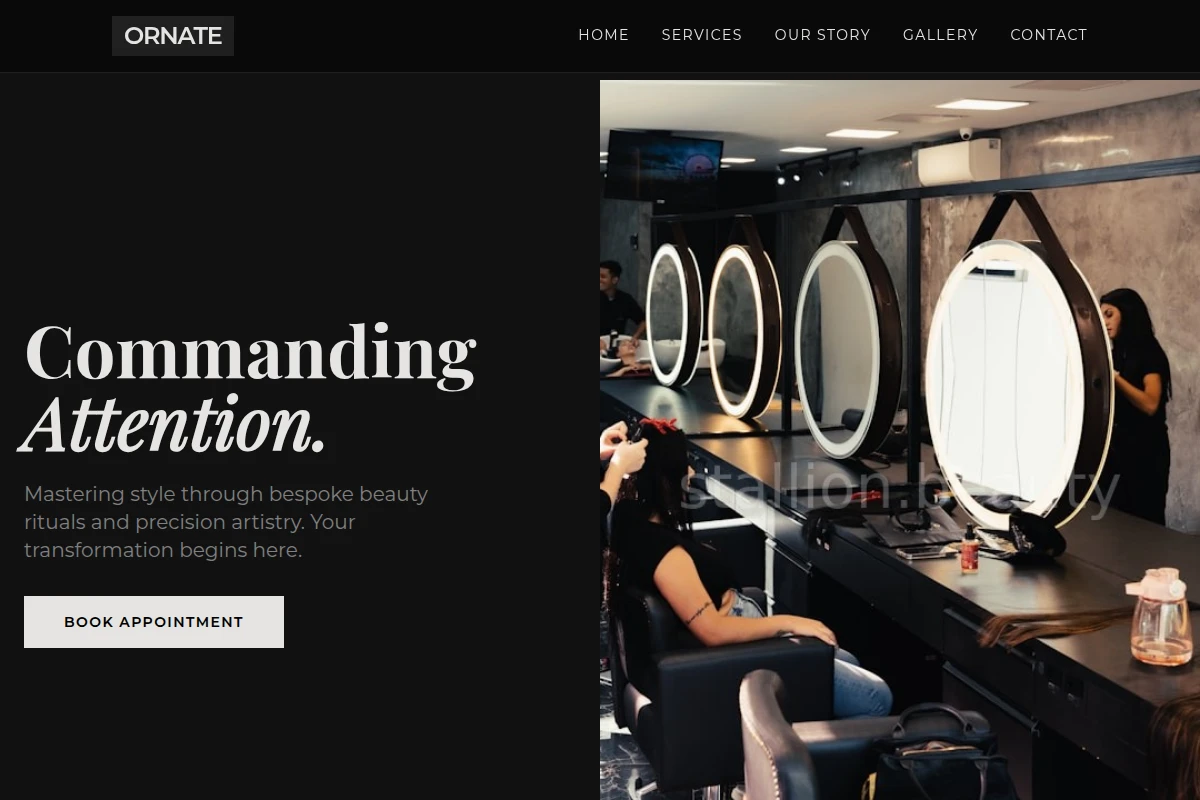 Ornate Beauty Salon